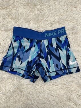 Nike Dri-FIT Blue and Light Blue Performance Shorts